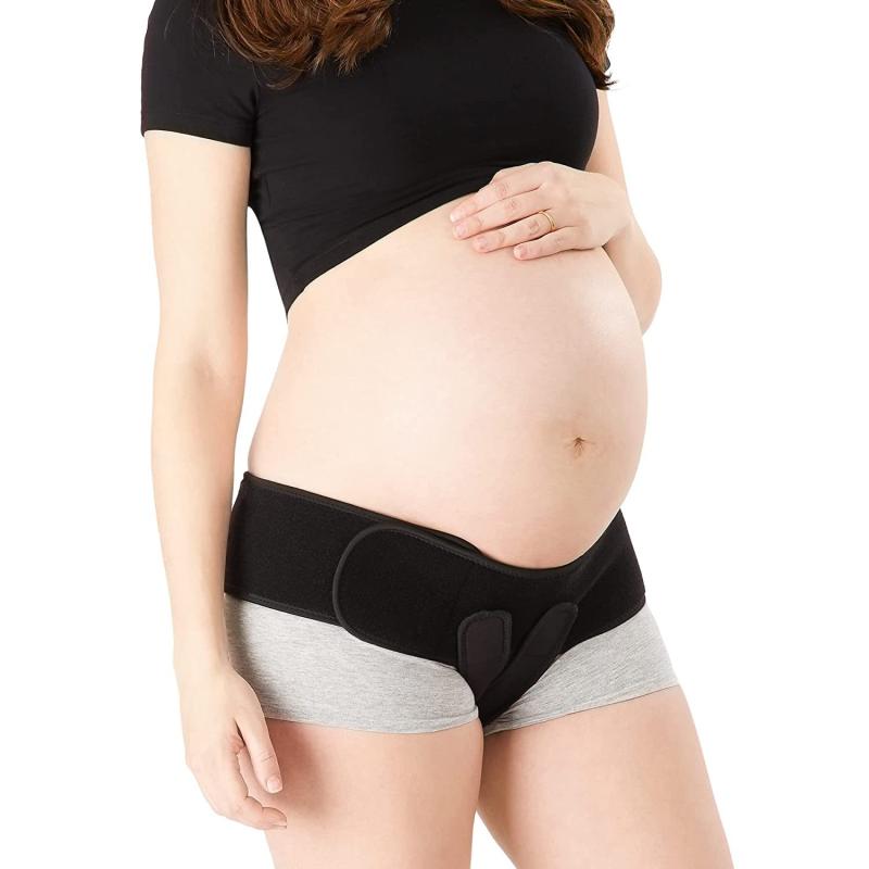 Uterus Support Belt Skin Friendly Highly Stretchy Pelvic Support Belt One Size Adjustable For Vulvar Varicosities For Pregnancy