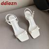 Fashion Luxury Female Butterfly-Knot Ladies Thin Heels Sandals Shoes Fashion Round Toe Footwear Elegant Women Heeled Sandals Shoes