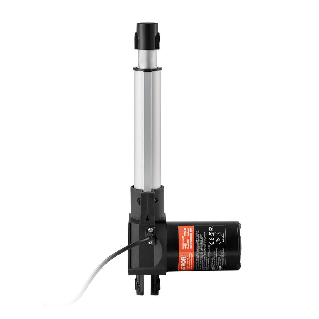 Linearantrieb 12V 6 Zoll Schwerlast 1320lbs/6000N 0,19"/s IP44 Schutz