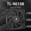 Thermalright TL-9015B CPU Fan, Computer Case Cooling Quiet 4pin PWM PC Fan with 15mm Slimline Cooler, 2700RPM Speed, 92mm CPU Cooling(Black)