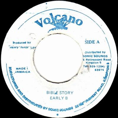 Disque 7 pouces EARLY B - Histoire biblique AUCUN Volcan Jamaïque Reggae, Ska & Dub Occasion