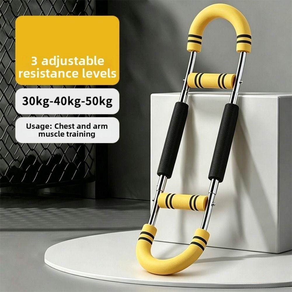 3 Adjustable Levels U-shaped Arm Exerciser Multi-Function Chest Expander Fitness Equipment