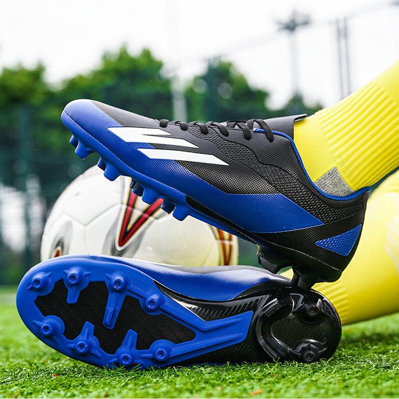 Men's Shoes 2025 Four Seasons New Sports Shoes TF Spikes Training Professional Actual Wear-resistant Football Shoes Production