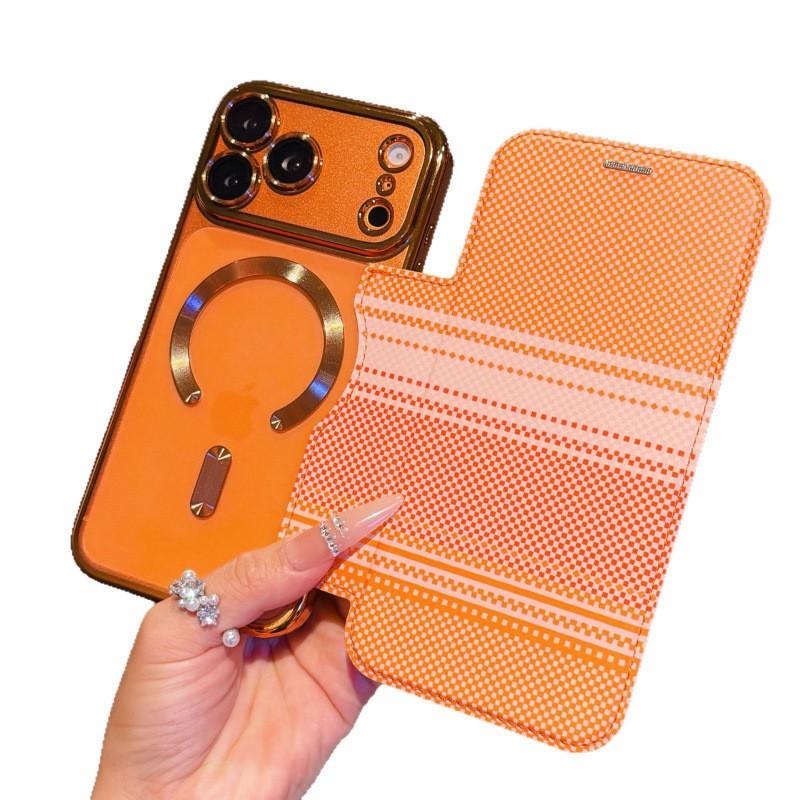 Magnetic Flip Cover Case IPhone 18 Pro Max 17 16 With Card Slot Premium PU Leather Wallet Stand Shockproof