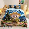 Cute New Anime LA-BUBU Duvet Cover Set HD Comforter Cover for Kids Bedding Sets Bedclothes Bedroom Decor