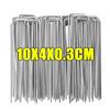 10/50 pièces Crampons Paysagers Crampons en U pour Gazon Piquets de Jardin Piquets Robustes pour Cour Pelouse Tente Clous de Sol Crampons de Fixation pour Tente