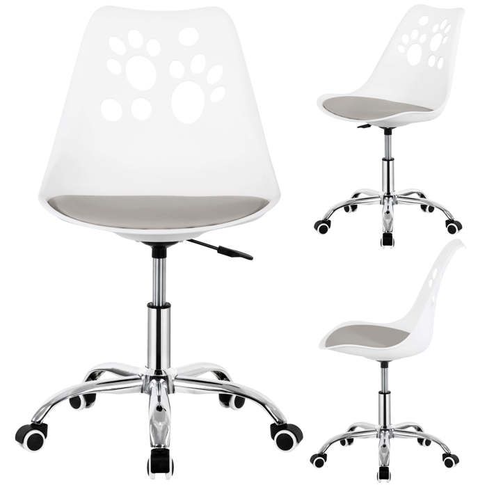 Chaise De Bureau - SPRINGOS - 2025 - Ergonomique - Réglable En Hauteur - Similicuir Sur Roulettes