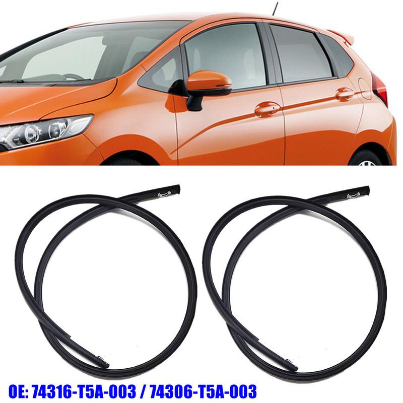 

74316-T5A-003 74306-T5A-003 For Honda Fit 5 Door 2015 2016 2017- Car Roof Rubber Drip Side Finish Moulding Seal Strips Trim