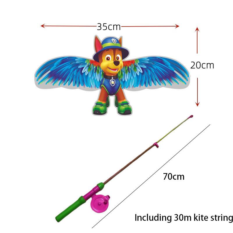 Veifango aitvarų gamybos technika 35 cm dinamiškas „Frozen Shark“ aitvaras vaikams