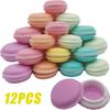 Mini Macaron Takı Hap Saklama Kutusu Konteynerleri Macaron Mini Saklama Kutusu Mücevher Kutusu Kasa Konteyner Küpe Seyahat Organizatör