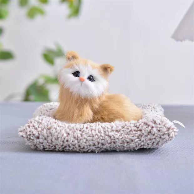 Adorable Cat Figurine with Bell - Perfect Birthday Gift for Girlfriends, Kids, and Cat Lovers