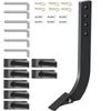 Box Blade Shank, 18" Scarifier Shank, 4 Holes Box Scraper Shank, Ripper Shank with Removable Tapered Teeth and Pins, Adjustable Shanks Assembly for
