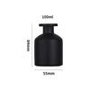 100ml Matte Black Aroma Diffuser Bottle with Multi-color Customization, Free Glass Bottle Sample Included, MOQ 1.