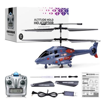 2.4g Remote Control Drone With Light Multi-functional Fixed Height Electric Rc Alloy Helicopter Toy