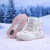 2024 Winter Kids' Snow Boots: Fleece-Lined, Non-Slip, Wear-Resistant, Warm Cotton for Boys & Girls