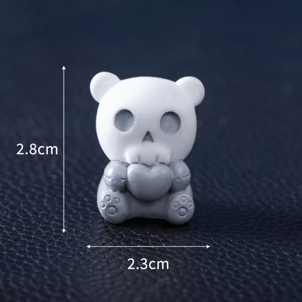 

Mini Halloween Ghost Figurine Resin Ghost House Decorations Mini Ghost Ornament Haunted House Style 1