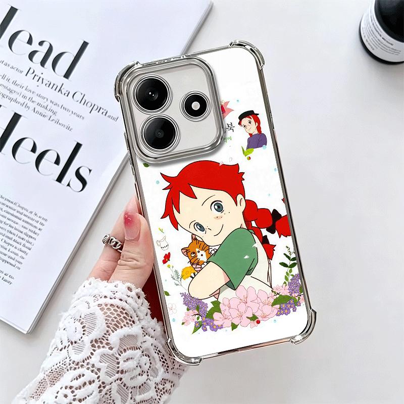 Anne Of Green Gables Shirley Galvanisiert Handyhülle Für Xiaomi Redmi Note 14 15 Pro Plus 13 12 11 11S 11T 10 9S 9 5G Sturzfest Airab