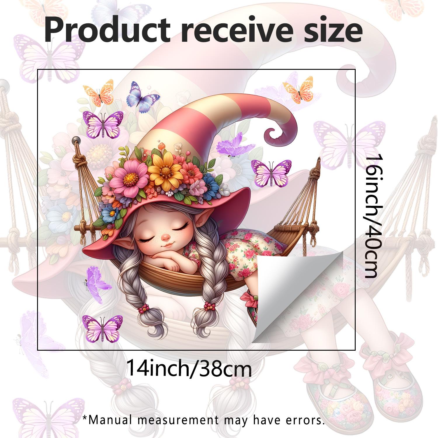 

Creative Dream Flower Elf Bedroom Living Room Wall Decoration Stickers