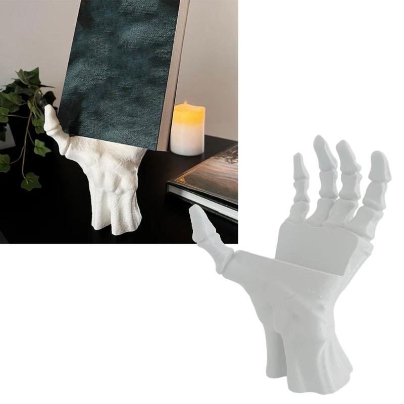 Hand Display Stand for Table, Shelf, or Entryway Use, Skeletal Style Holder for Collectibles and Daily Use Display