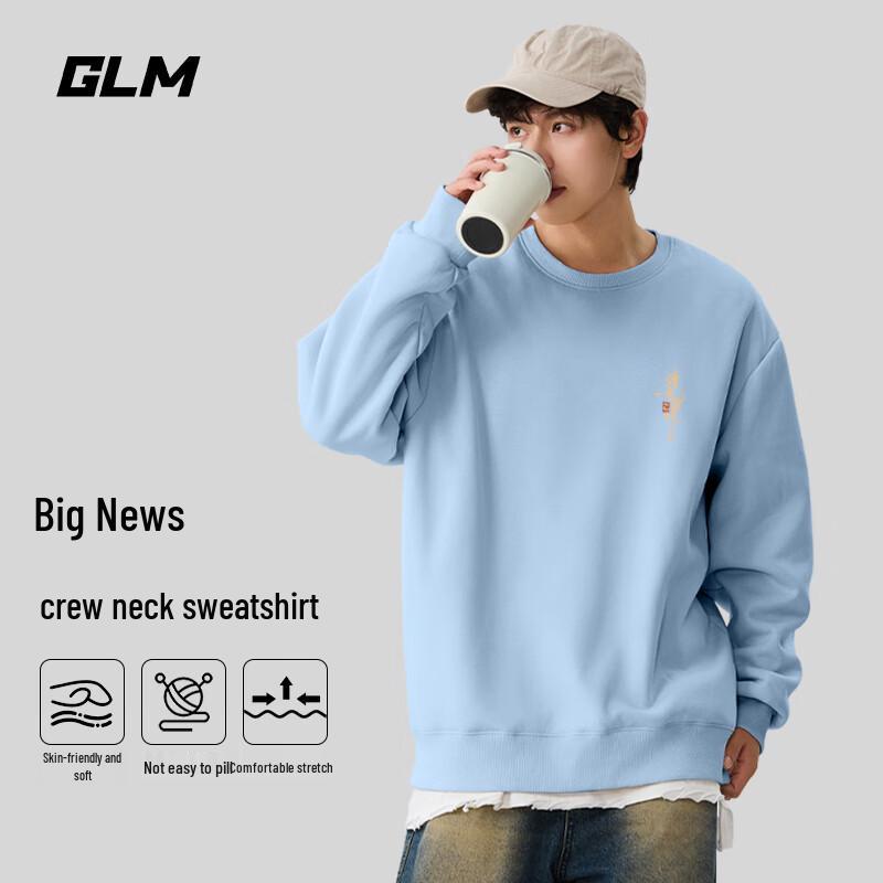 

GLM Men s JGL Awakening Lion Print Crewneck Sweatshirt M