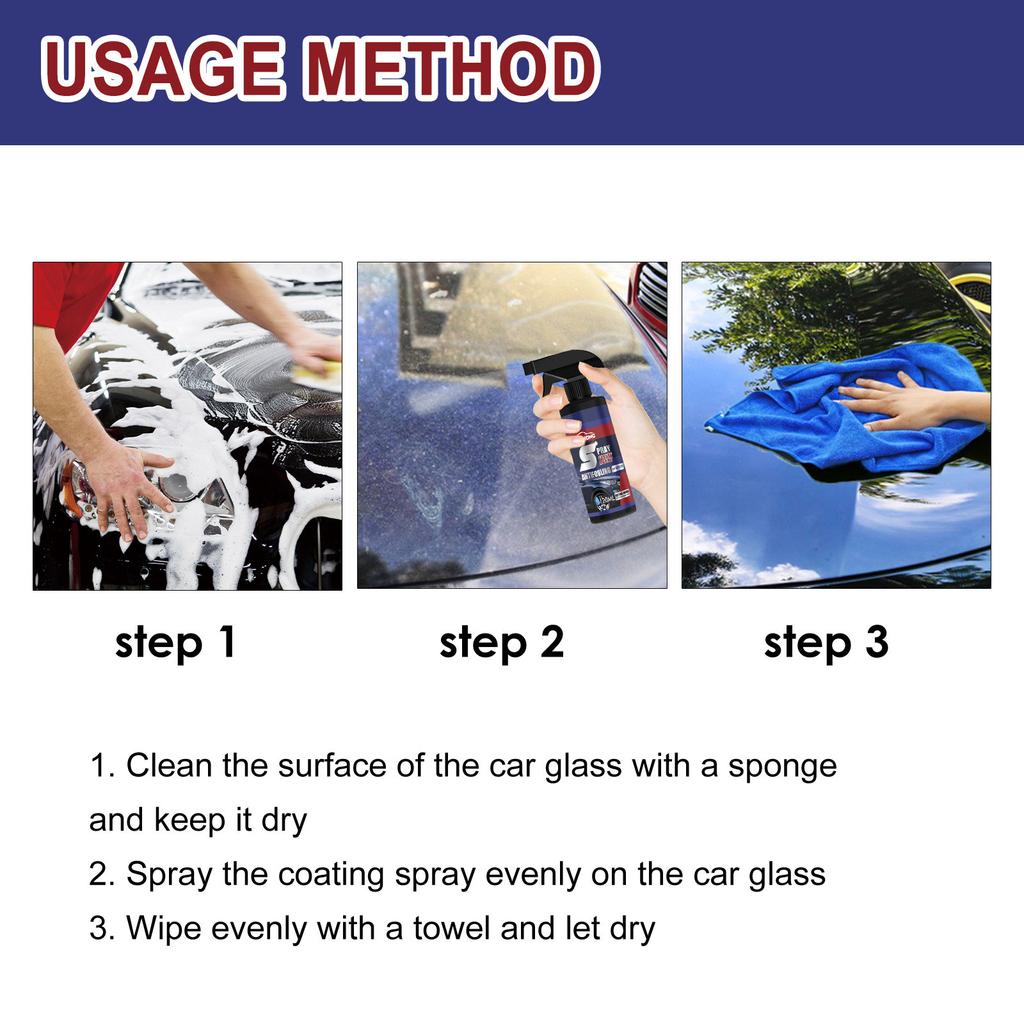 Car Coating Agent Spray Multi-Function Car Paint Spray Automatic Hand Paint Color 120/240/360ml