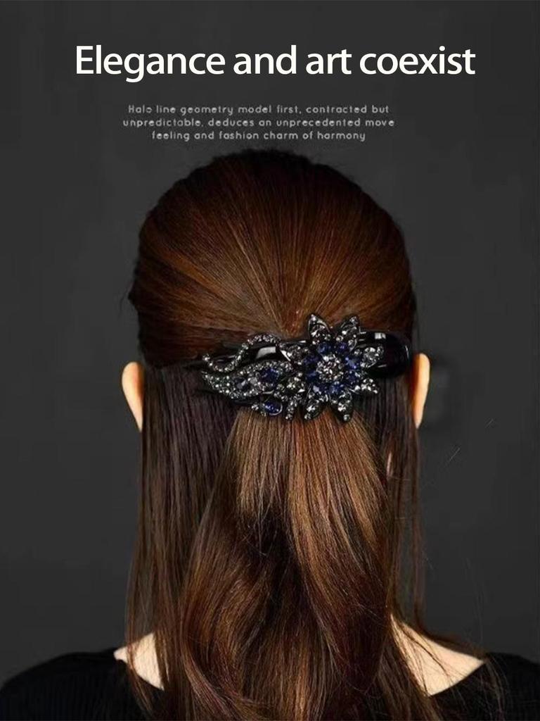 Korean High-End Hair Clip for Women: Elegant Duckbill Grab Clip & Curler