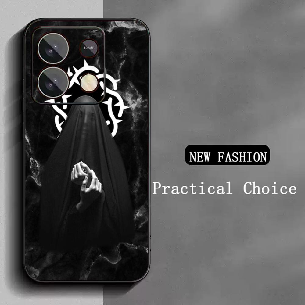Cool fashion Bad Omens band poster Phone Case For Redmi Note 14 13 12 11 Pro Plus S 5G 14C A3 Soft Black Phone Cover