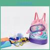 Cartoon Style Swim Backpack With Dry Wet Separation For Childrens Travel And Bath Items