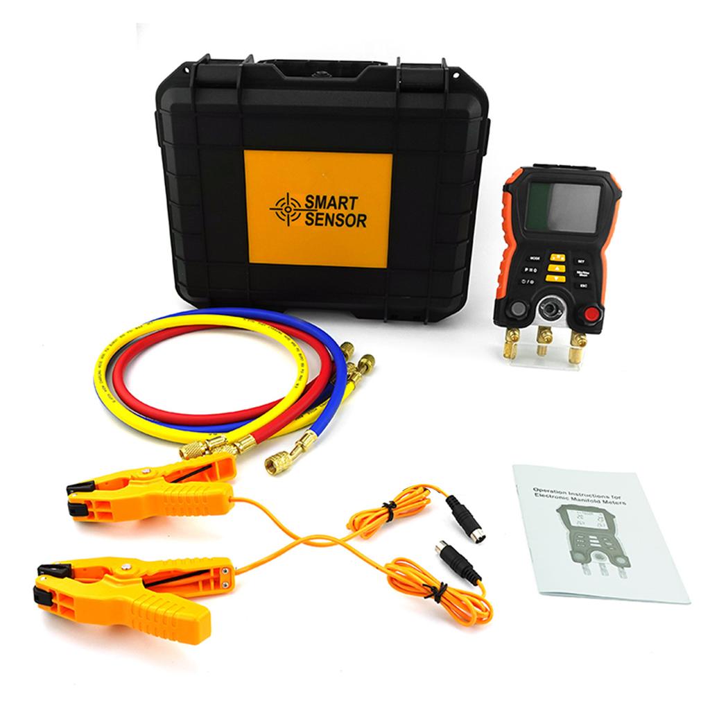 SMART SENSOR ST5750A Elektronischer Verteilermesser für Kühlsysteme, digitaler Verteilerdruck