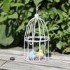Micro Landscape Birdcage Ornaments, Vintage Iron Bird Cage, Decorative Hanging Bird Cage Decor, Hanging Frame Bird Cage Decor, Small Birdcages for