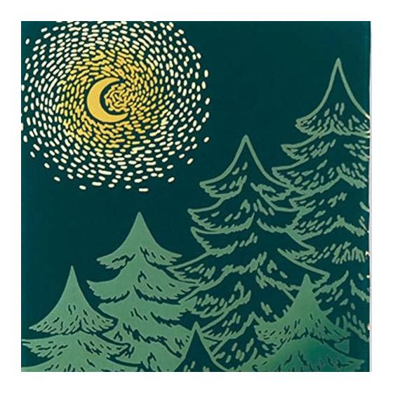 Moomin Tenugui Towel, Moomin Snufkin & Camp, Approx. 33x90cm, Made in Japan, 51014