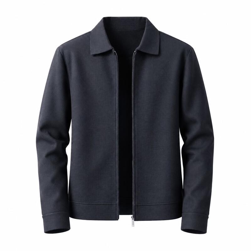 Judger Men's Premium Machine-Washable Knitted Wool Jacket
