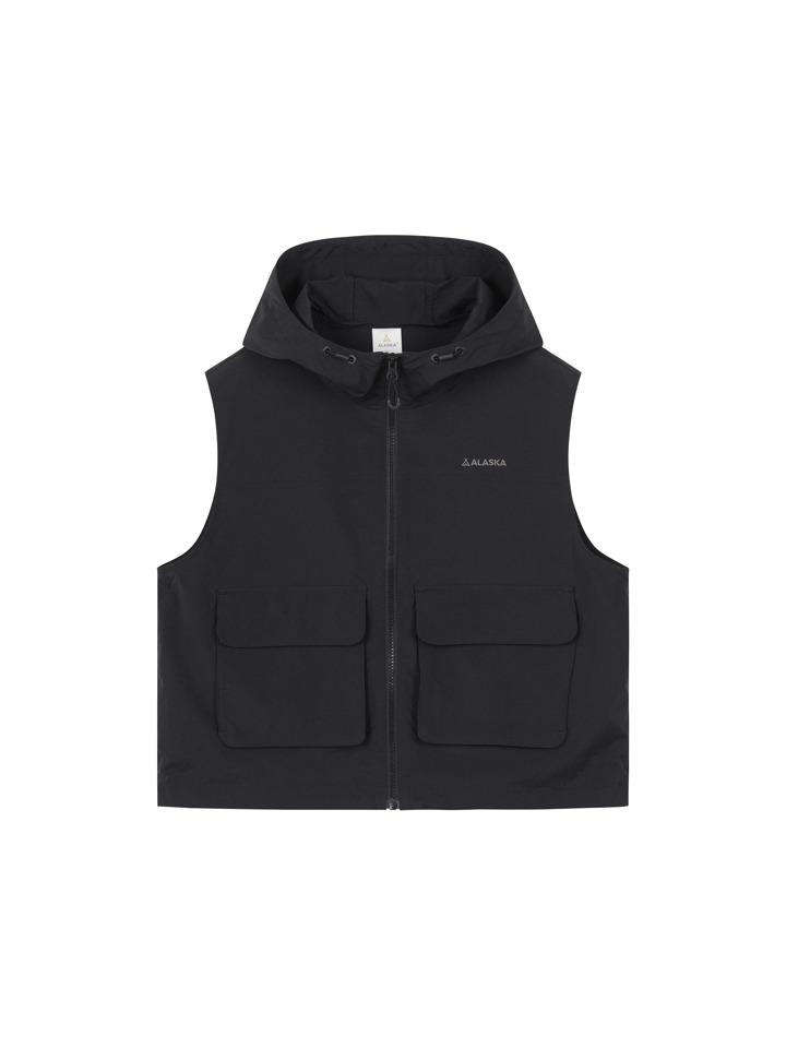 Alaska Women'S Lightweight Nylon Spandex Hooded Vest_Pag2Vp2420