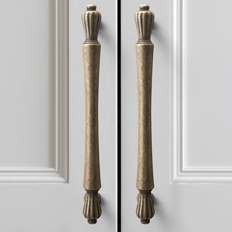 Set of 2 Vintages Styles Bronze Handles Enhancing Elegant In Home Interior and Furniture Restoration Casual Use