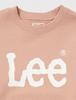 Lee Logo Sweatshirt In Smoke Sizes Kids' Pink, 110-150cm