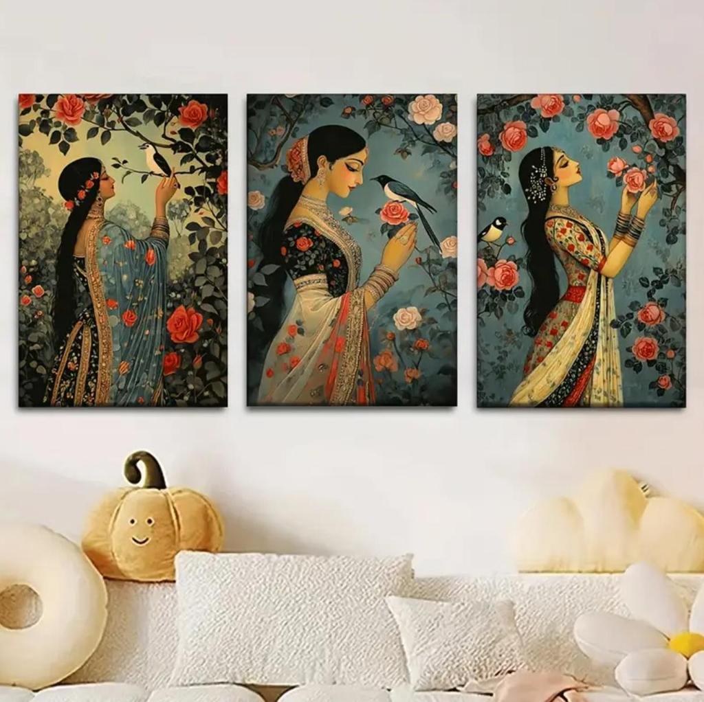 Custom Wall Mural: Stylish Decorative Spray Painting of a Beautiful Woman