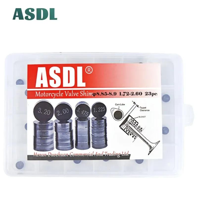 23pcs Motorcycle Engine Parts Adjustable Valve Pad Shims diameter 8.85-8.9 mm thickness 1.72mm - 2.6mm Valve Shim Kits