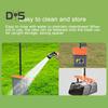 Łyżka do zbierania psich odchodów z długim uchwytem, obrotowym pojemnikiem i grabiami, zestaw z 35 workami na odchody do kojca dla psa na trawniku