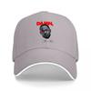 Casquette Inspirée de l'Album DAMN Design Noir avec Texte Rouge et Graphique Visage Style Streetwear Hip Hop Chapeau pour Unisexe et Femmes