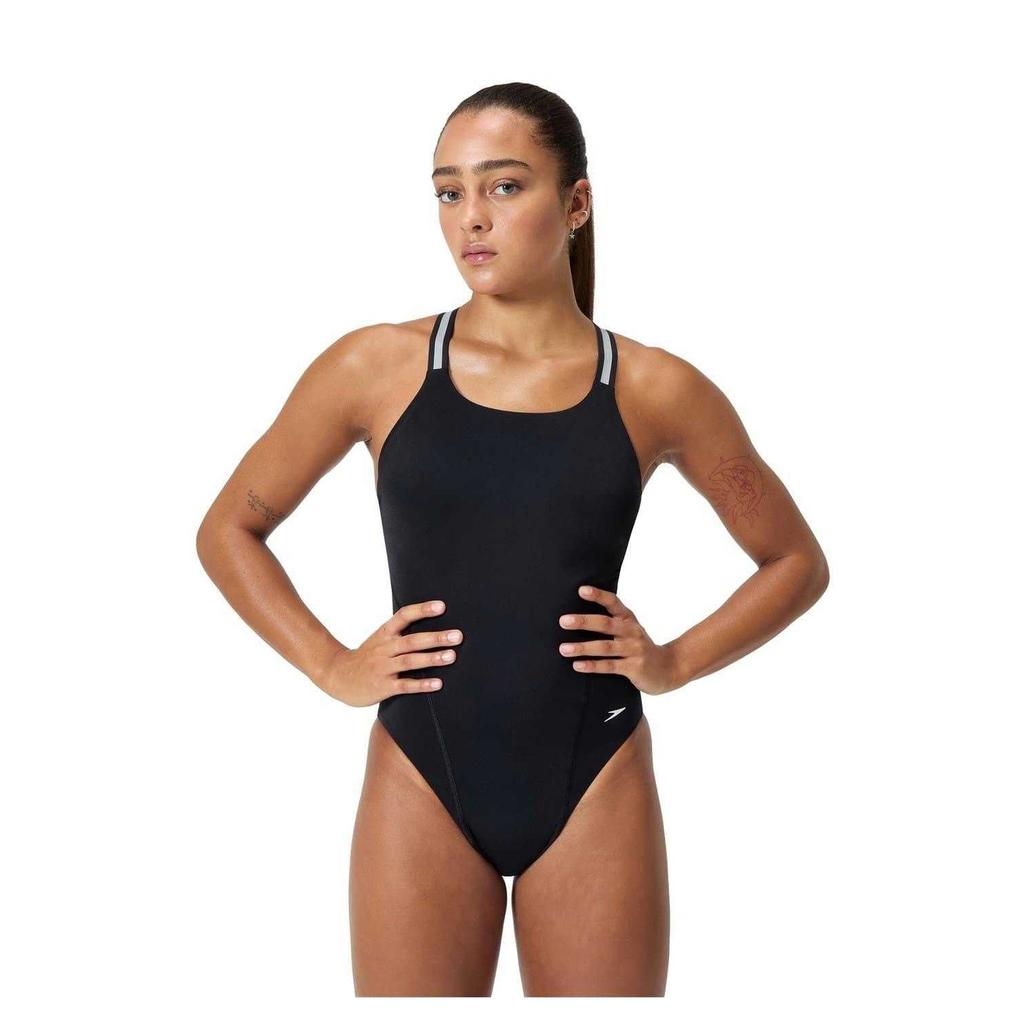 Speedo Womens/Ladies Logo Performance One Piece Swimsuit