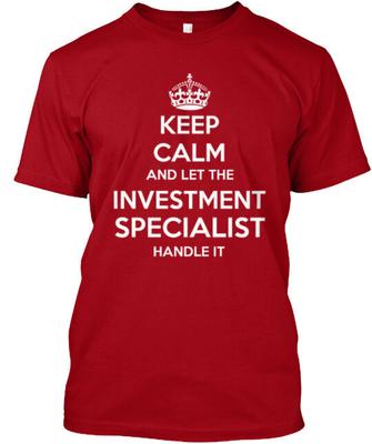 Beleggingsspecialist T-shirt Gemaakt in de VS Maat S tot 5XL