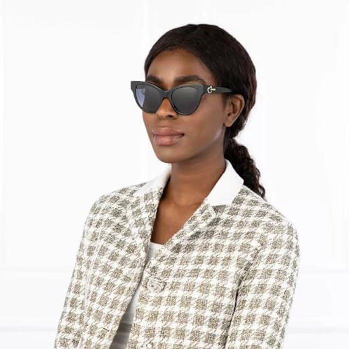 Ochelari de soare - LOVE MOSCHINO - Mol053/s UYY/9O - Negru - Roșu - Lentile gri - Mixt