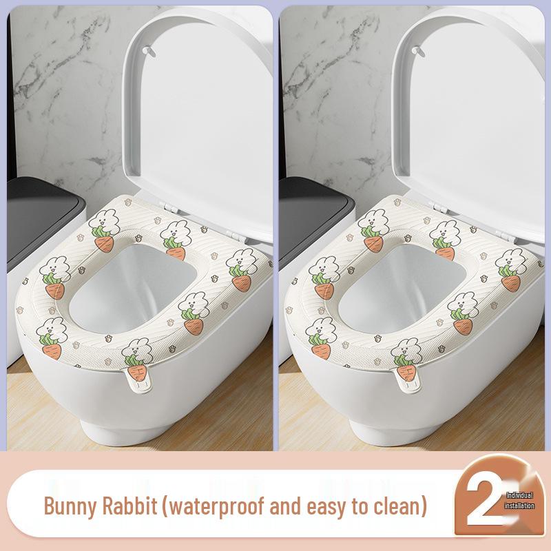 Universal EVA Waterproof Toilet Seat Cushion & Cover for All Seasons