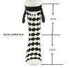 Creative Winter New Fun Magnet Big Eyes Holding Hands Couple Long Socks Dopamine Warm And Comfortable Long Socks Gifts