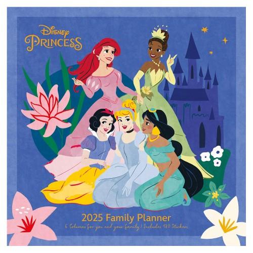 Disney Princess 2025 Square Family Planner