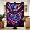 Jinx Print Blanket - Soft & Comfortable, for Bedroom, Travel, Sofa, Home Decoration - Birthday Christmas Gift for Friend