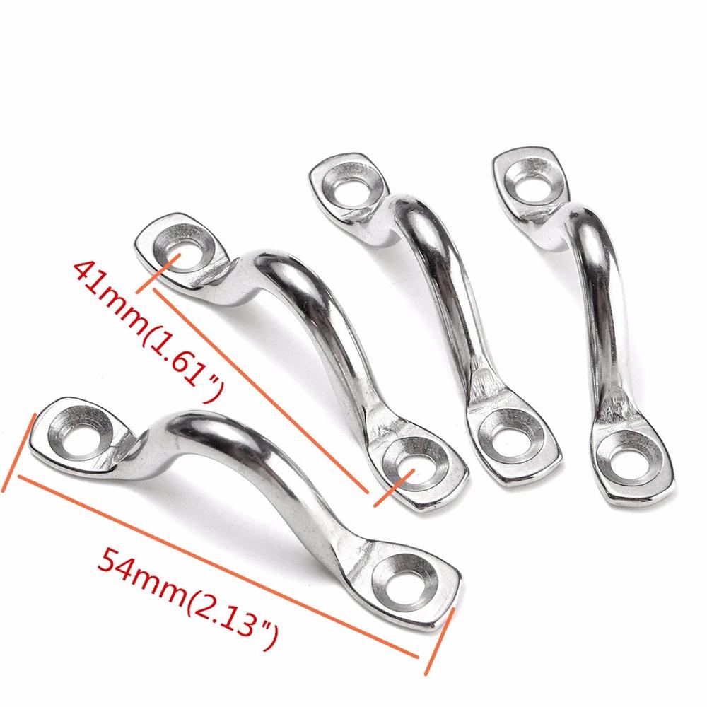 Plate Water Sports Boat Yacht Ship Staple Ring Hook Saddle Clip Wire Eye Straps Handle Doorknob