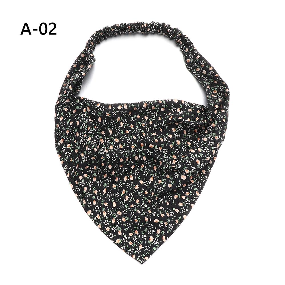 

Elastic Headbands Scrunchie Hair Scarf Headwrap Floral Print Bandanas Hairbands