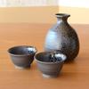 A Stylish Arita Ware Sake Set Featuring a Sake Bottle and Two Sake Perfect for Retirement This Elegant Set Includes One Sake Bottle and Two Sake Made