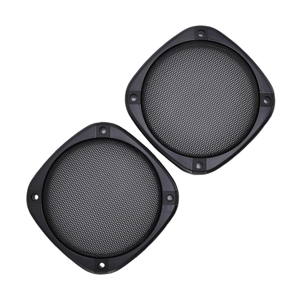 2Pcs Ceiling Speaker Grille Covers Commercial Metal Mesh Car Decorative Grills Accessory Part with 8 Mouting Screws